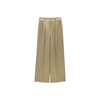 INSUN Casual Pants Women's Champagne Gold
