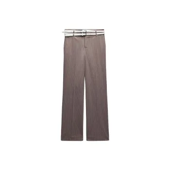 ZARA Casual Pants Women's Brown/Dark Taupe