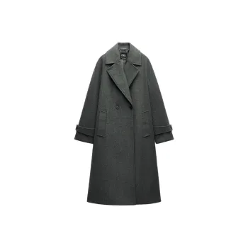 ZARA Valentine's Day Collection Coats Women's Gray