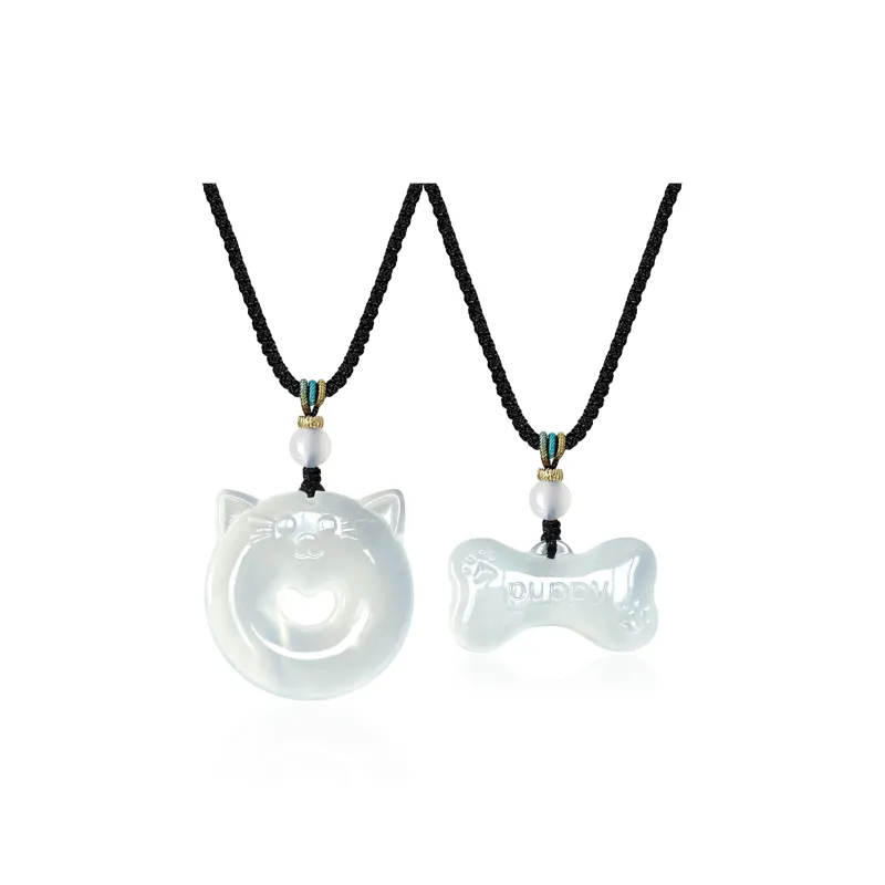 JIAOSHIYU Natural Serpentine Jade Pendants Unisex-6