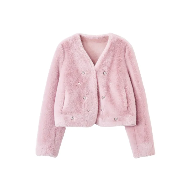 XIANGYING Velvet feel Coat Women's-2