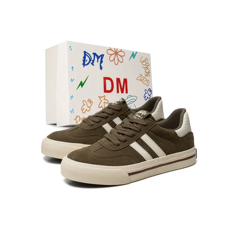 DM Abrasion Resistant Low Top Skateboard Shoes Men's-3