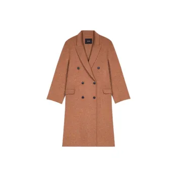 Maje Coats Women's Brown