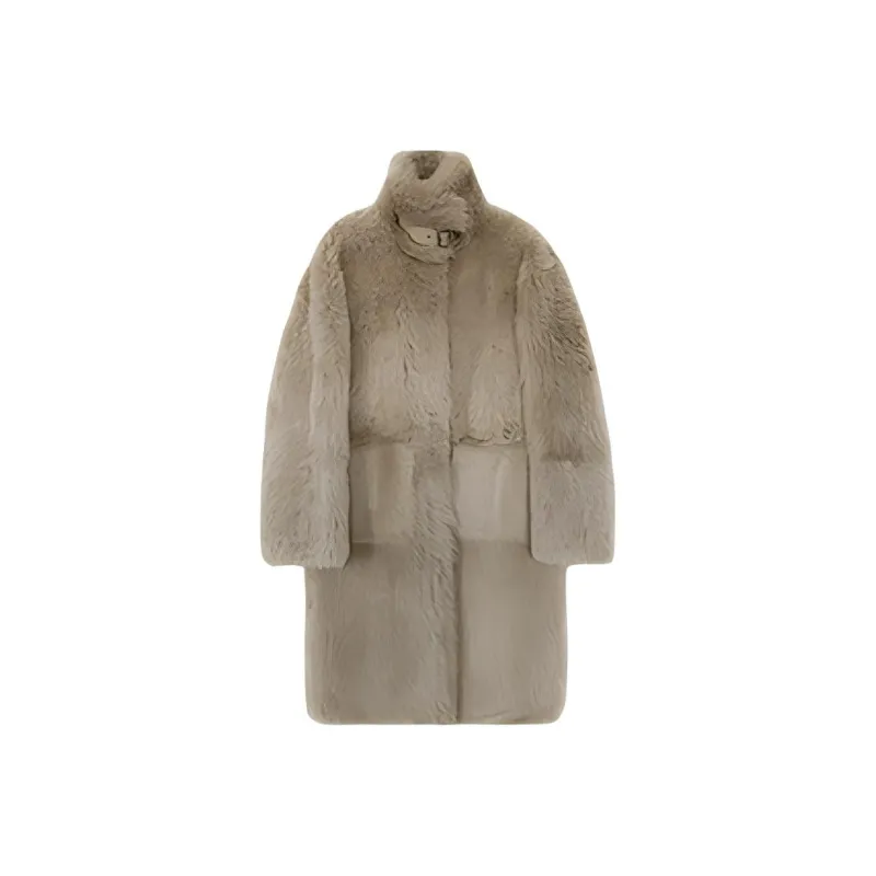 Coco Limited Fur Women's Light Sand Green-0