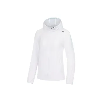 QIAODAN Trench Coat Women's Jordan White