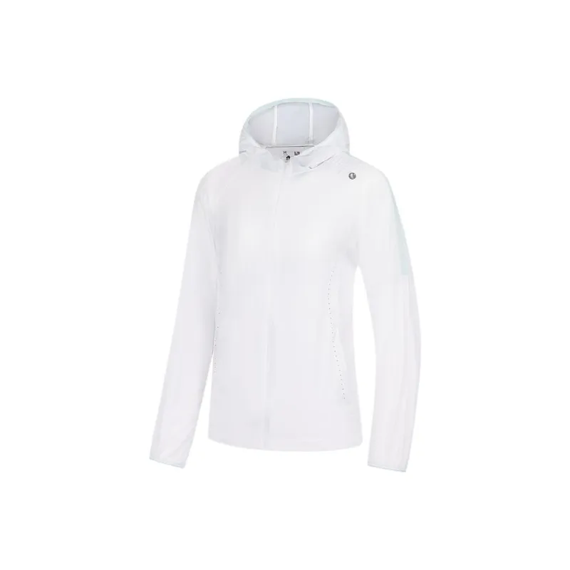 QIAODAN Trench Coat Women's Jordan White-0