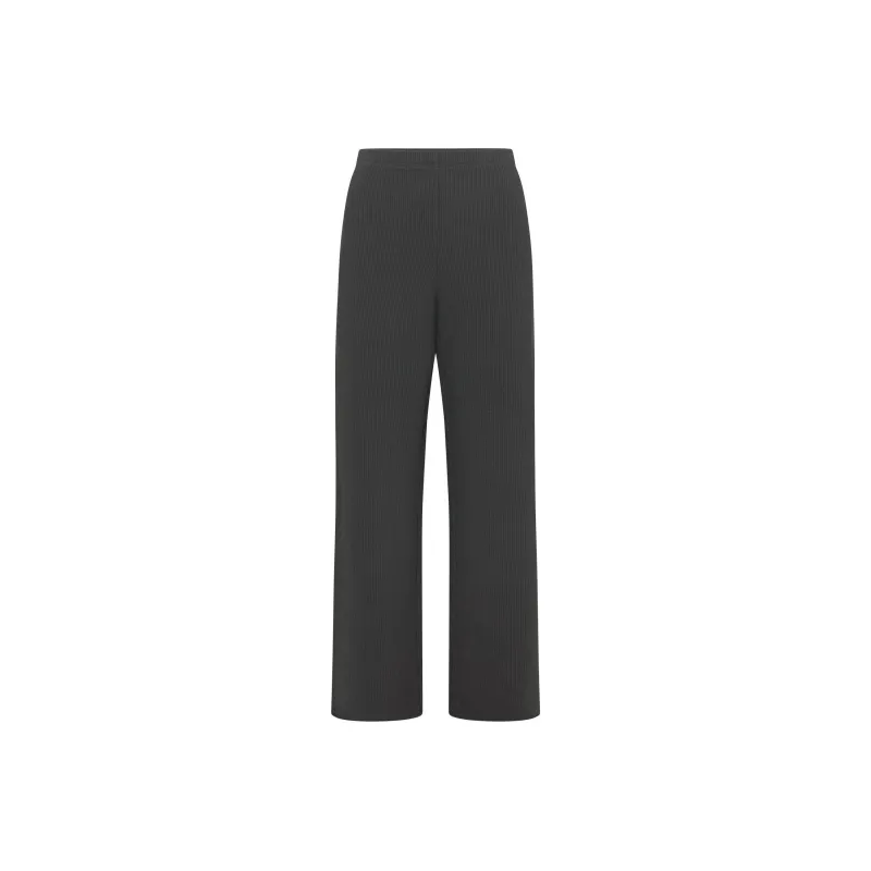 SKIMS FW24 HEAVY WAFFLE STRAIGHT LEG PANT Casual Pants Women's ASH/Ash-0