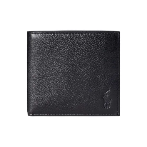 Polo Ralph Lauren Leather Wallet Men's Black