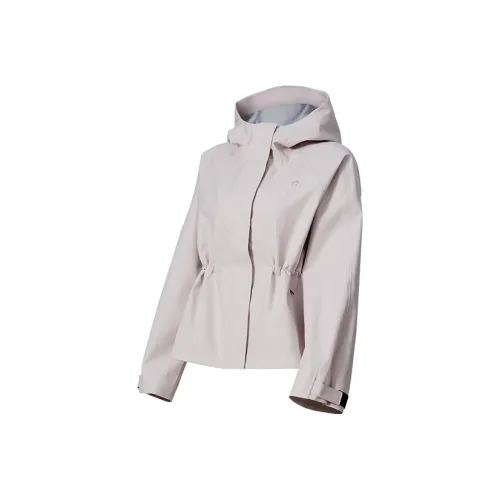 JSC Wind And Water Repellent Windbreaker Jacket Women's Apricot Gray