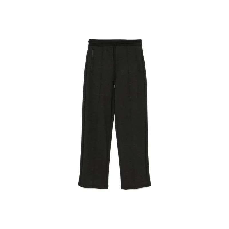 THEORY High Waist Drawstring Track Pants-0