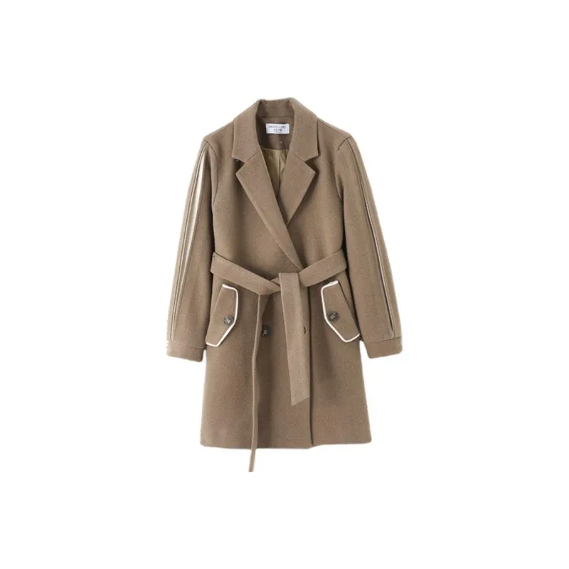 Mo Han Yi Mei Coat Women's Coffee-0