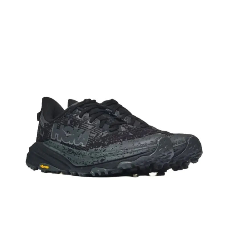 HOKA ONE ONE SPEEDGOAT 6 GTX Anti Slip Wear Resistant Low Top Hiking Shoes Men's Black-2