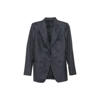 TOM FORD Striped Single Breasted Blazer