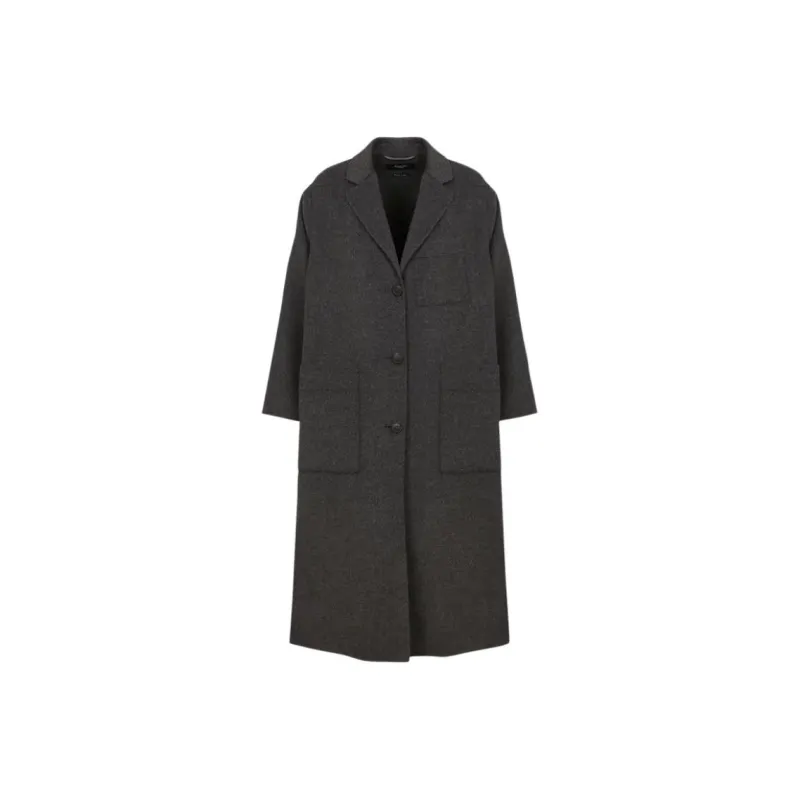 WEEKEND MaxMara Galosce Button Up Long Sleeved Coat-0