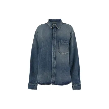 Balenciaga Logo embroidered Denim Jacket