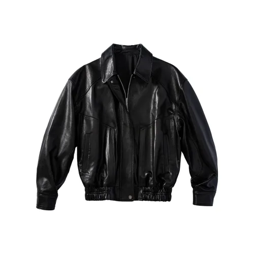 Le Alfashionline 여성 가죽 자켓