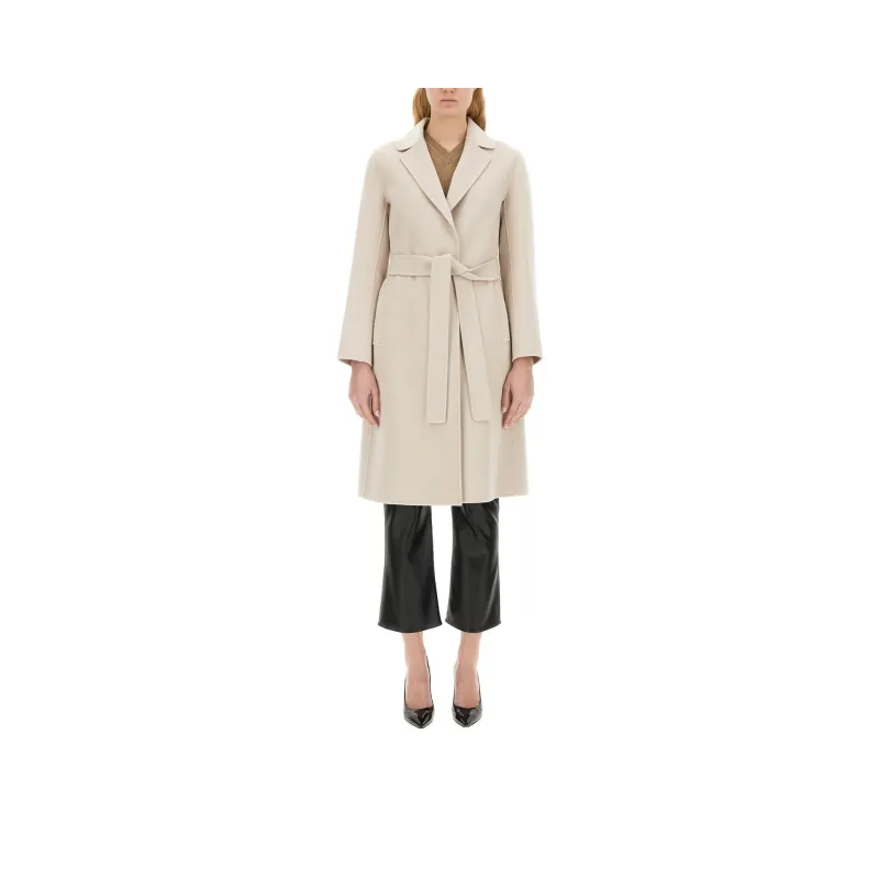 'S MAX MARA Pauline Belted Long Sleeved Coat-0