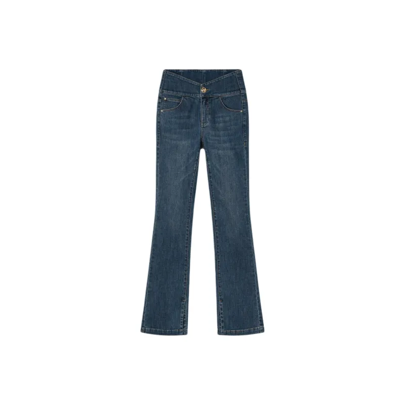 KARL LAGERFELD SS23 Casual Pants Women's Blue-0
