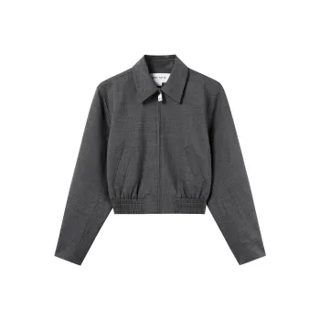 Miss Sixty Cropped Coats Women's Gray