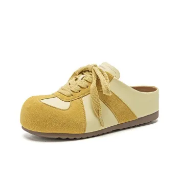 IHBOZ Rubber Sole Odor Resistant Abrasion Resistant Slip Resistant Closed Toe Slippers Women's