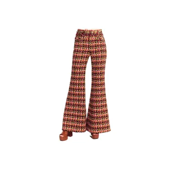 CHANEL Casual Pants Women's Orange