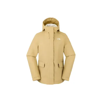 THE NORTH FACE City Outdoor Collection Windbreaker Jackets Women's Stone Umber Tan