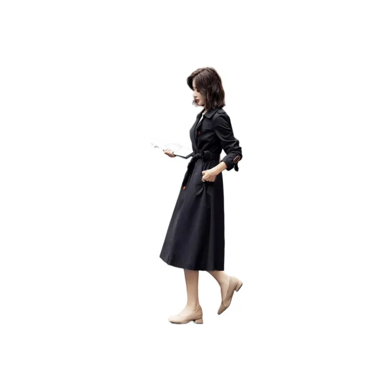 Yi Mengyuan Trench Coat Women's-3