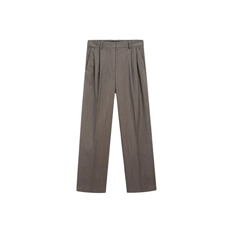 Massimo Dutti Casual Pants Women's Brown-0