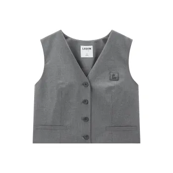 LEDIN Vests Women's Tin Gray