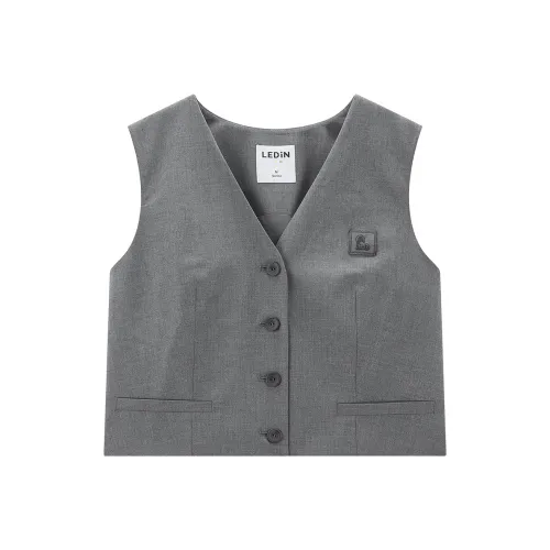 LEDIN Vests Women's Tin Gray