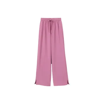 XIANGYING Casual Pants Women's Plum Red