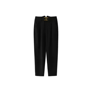 H YXIANG Casual Pants Women's Black