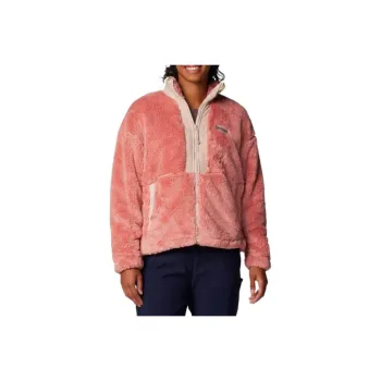 Columbia Boundless Sherpa Full Zip Velvet-feel Coat Women's Pink