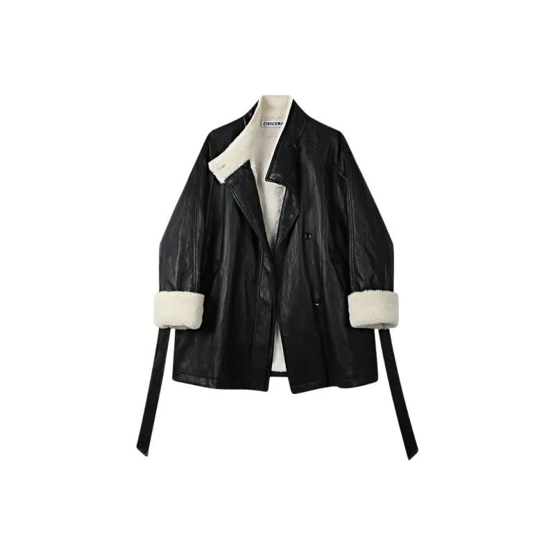 CIVICERA Leather Jacket Women's-0