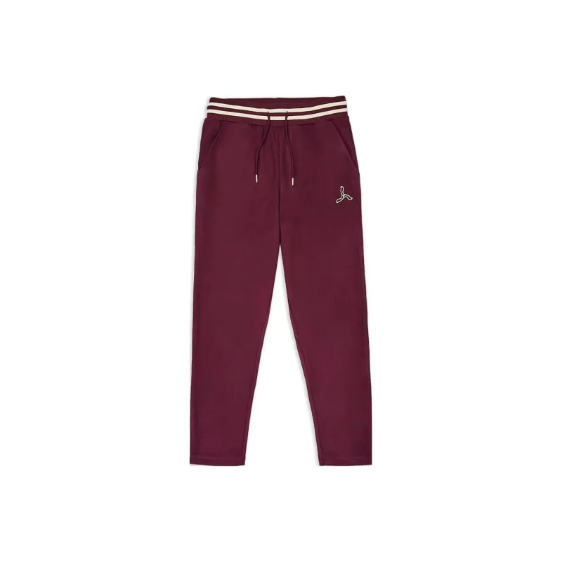LI NING 1990 Classic Collection Casual Pants Women's Dark Burgundy-0