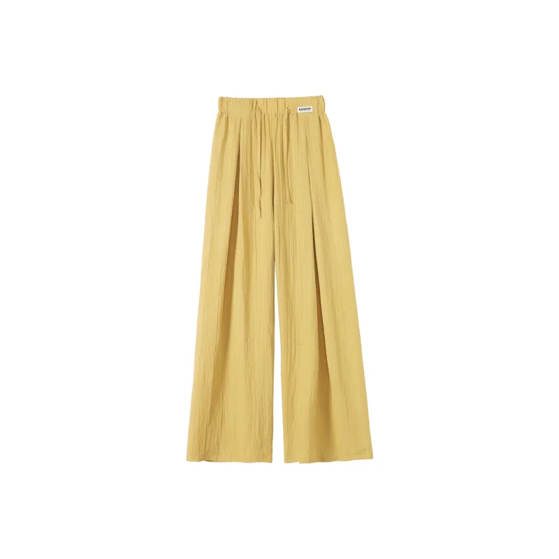 0571 Family Casual Pants Women's Yellow-0