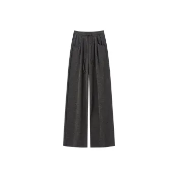 XUANSHU Casual Pants Women's Dark Gray