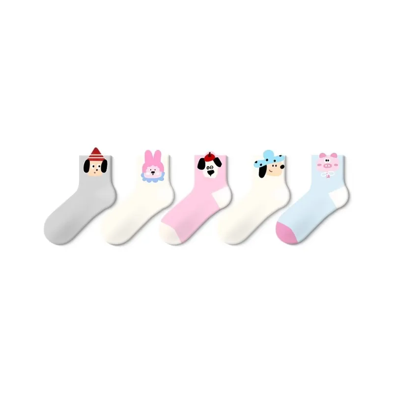 JKN Mid Calf Socks Women's 5 Pack-19