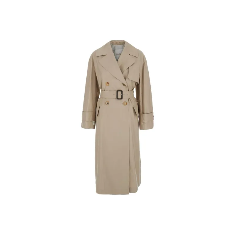 MaxMara Mtrench Double Breasted Coat-0