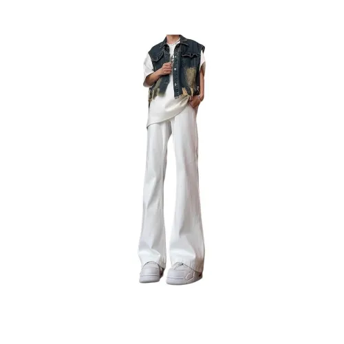 DARK HORSE Jeans Unisex Pure White
