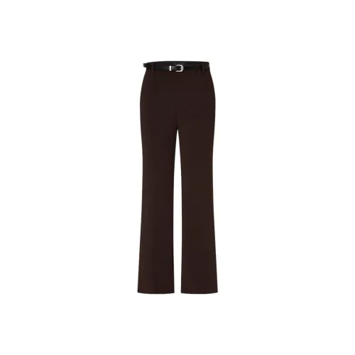 MOCO Casual Pants Women's Red Brown