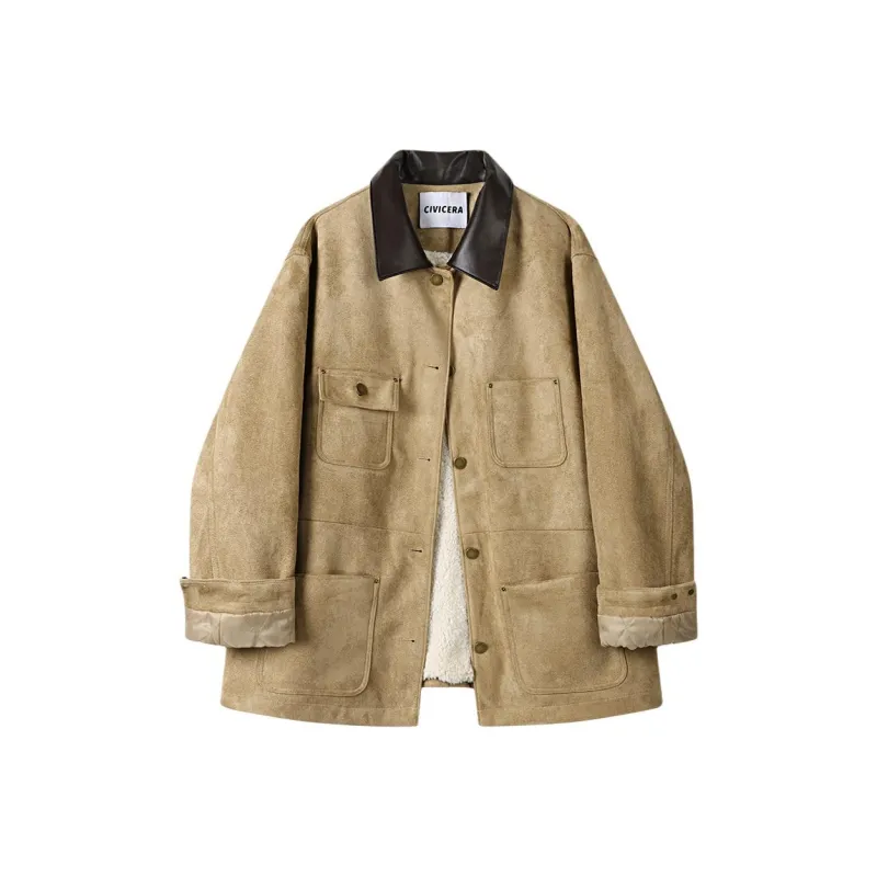 CIVICERA Velvet feel Coat Women's-0