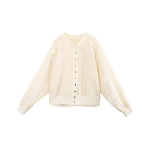 A Paradise For Awakening Cropped Coat Women's Beige Apricot