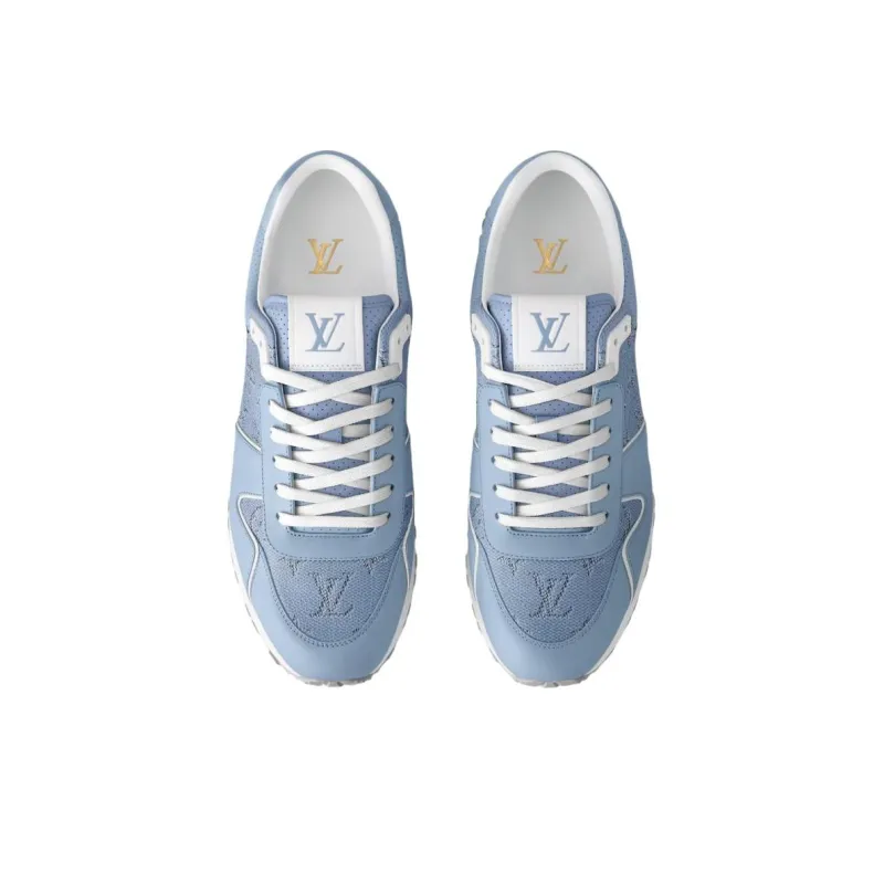 LOUIS VUITTON Run Away Low Top Casual Shoes Men's Blue-3