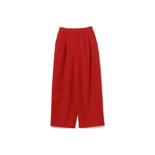 Beams Casual Pants Women's Red
