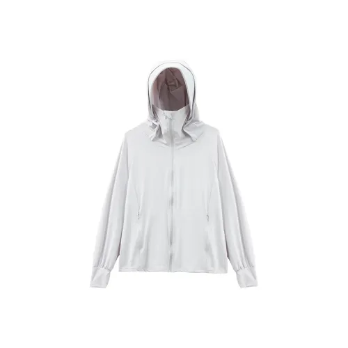 Merry City Sun Protection Clothing Women's Light Gray