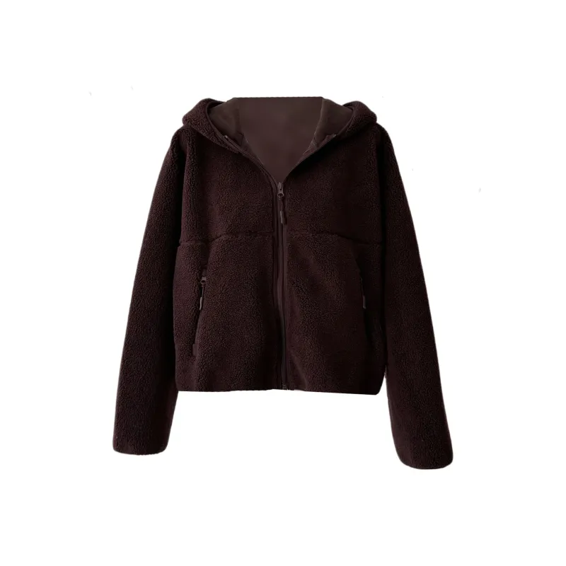 TURN UP Velvet feel Coat Women's-3