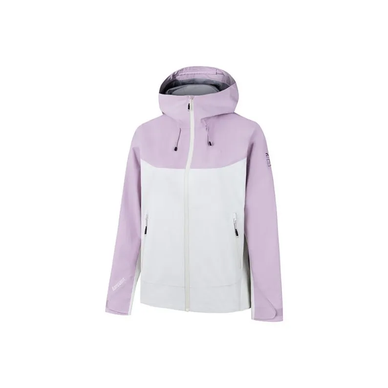 Anta Outdoor Collection Breathable Windbreaker Jacket Women's Papyrus White/Wisteria Purple-0