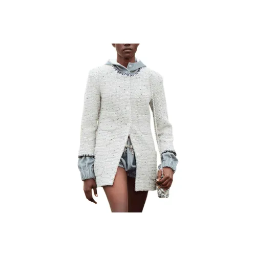 CHANEL Coats Women's White