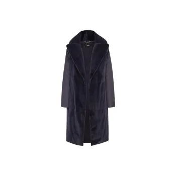 FENDI SS25 Coats Oversized Fit Women's Gray